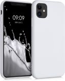 kwmobile telefoonhoesje geschikt voor Apple iPhone 11 - Back cover in mat wit