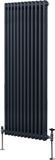 MonsterShop Verticale 2-kolomsradiator - grijs - 1800x562 mm - 6360 btu