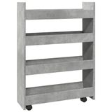 VidaXL Opbergkast Keuken en Eetkamer Grijs Hout 600x200x820 mm