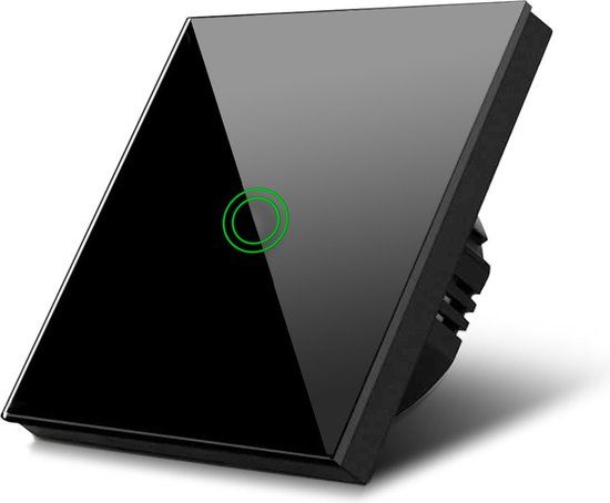 Maclean Energy MCE702B - Aanraaklichtschakelaar - Zwart - Gehard Glas