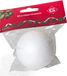 Gerimport Piepschuim bal/bol - D15 cm - wit - DIY hobby/decoratie bal