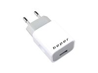 BEPER Wandadapter, USB-Oplader, Voeding, Wandlader, EU-Stopcontact