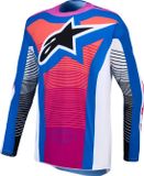 Alpinestars Techstar Maven Motocross-trui - Zwart/wit/blauw/rood - Maat S