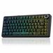 AULA F75 HE - Zwart Contour - Clavier de jeu – Interrupteurs magnétiques à effet Hall – Déclenchement rapide – 75 % – RVB – Hot-Swappable - Interrupteur magnétique Black King