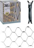 Home & Styling Éclairage de balcon - Secteur 2,1 m Caoutchouc Blanc/jaune 240 Pièces