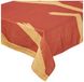 Bonamaison Tafelkleed, Anti-Mold, Sneldrogend, Waterdicht, 100% Polyester Tafellaken, Bruine tinten, 140 x 200 Cm - Ontworpen en Vervaardigd in Turkije