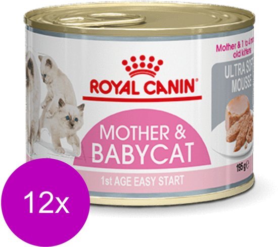 Royal Canin wet mother & babycat mousse kattenvoer 195 gr