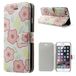 LD Case A000812 beschermhoes voor iPhone 6, motief bloemen, roze/geel