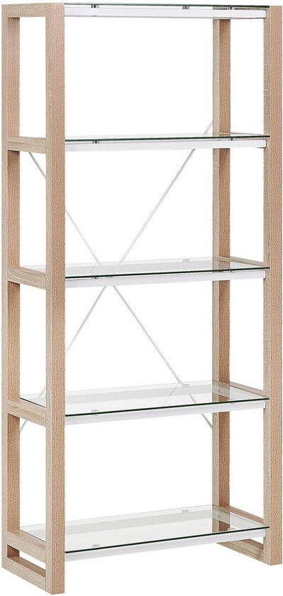 Beliani JENKS Boekenkast - Wit - MDF - 152 cm