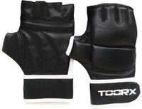 Toorx Fitness MMA Handschoenen - Cougar - Kunstleer - Zwart - Wit - Maat: L/XL