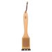 Fancy Flames Brosse de nettoyage BBQ - RVS/bois - 2 en 1 - avec manche - pour grilles