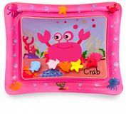 Dutsi Waterspeelmat Baby - Watermat - Stimuleert Motorische Ontwikkeling - BPA Vrij & Lekvrij - Kraamcadeau - 61x50cm – Roze