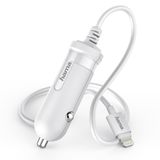 Hama Lightning Mobiele telefoon, Smartphone Wit Sigarettenaansteker Auto