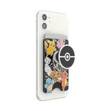 PopSockets PopWallet+ - Officiële Verwisselbare Portemonnee voor Smartphones en Tablets met een Geïntegreerde Verwisselbare PopTop - Pokémon - Pokémon Party