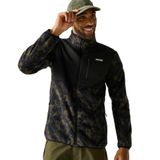 Regatta Fleece Morran Heren XXL Textured Print/Black