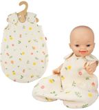 Heless poppenslaapzak biologisch katoen fruitprint 28-35 cm
