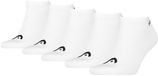 HEAD unisex 5P sneakersokken elements wit