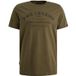 PME Legend T-shirt Regular Fit col rond vert, imprimé