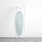 Rayen | Universele strijkplankhoes | EasyClip Aanpassing Strijkhoes | 4-laags: 100% katoen met titanium | Schuimrubberen vulling | Afmeting: 130 x 47 cm | Stempelen