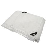 HOME It Afdekzeil, waterdicht, 6 x 4 m, zeildoek, 180 g/m², tarp met ringen, uv-bestendig, waterdicht zeil, helder