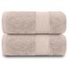 GC GAVENO CAVAILIA 700 g/m² badlakens - grote badhanddoeken - set van 2 handdoeken van Egyptisch katoen - sneldrogende handdoeken - zacht aanvoelende handdoeken - mokka - 90 x 140 cm
