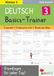 Kohl Verlag Deutsch-Basics-Trainer / Klasse 3 Paperback
