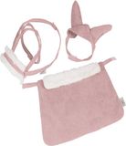By Astrup Déguisement Cheval - Couverture, Licol et Bonnet - Dusty Rose