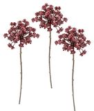 Metallic Dille Metallic Dille met Glitter Beijst Kunsttakken Decoratieve Plant Tak Kerstdecoratie Enkele Bloem Kunstbloemen Kunstbloemen Kunstplant Bloemisterij Tak Metallic Bloesemtak Winterbloem