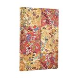 Kara-ori 2026 Kara-ori Pink (japanese Kimono) Maxi 12-month Vertical Hardcover Flexi Dayplanner 2026 (elastic Band Closure)