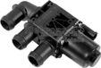 METZGER Vanne de régulation de liquide de refroidissement avec 3 raccords et 2 pôles, adapté entre autres pour BMW Série 5