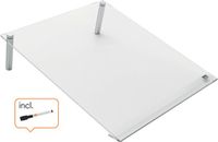 Nobo A4 Kantelbaar Mini Whiteboard Voor Op Bureau - Transparant Acryl