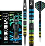 Red Dragon Dragonfly Black Parallel 95% - Dartpijlen