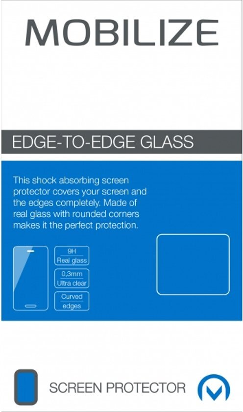 Mobilize Edge-To-Edge Glass Screen Protector Samsung Galaxy S10e Black