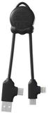 Xoopar OctoMini 3-in-1 Laadkabel - Zwart