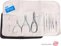 MEDLUXY® Professionele Pedicure Set Starterset - 12 Delig - RVS INOX