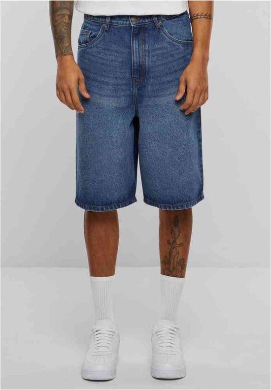 Urban Classics 90's Heavy Denim Shorts - Men - W32 - Blue