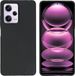 iMoshion Color Backcover - Zwart - Geschikt voor Xiaomi Redmi Note 12 Pro - Siliconen Hoesje