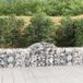 Maison Exclusive - Geknoopte gaasbakken, 20 stuks, 200x50x60/80 cm, verzinkt staal