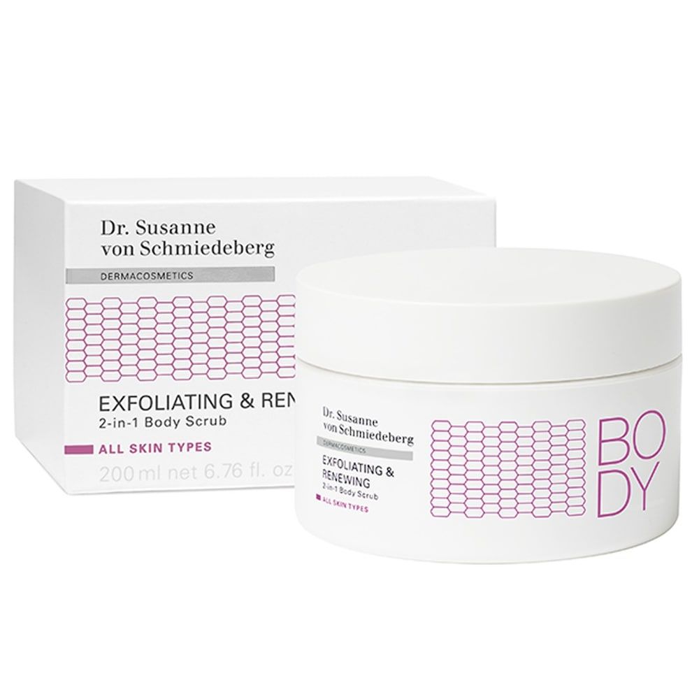 DERMACOSMETICS Exfoliating & Renewing 2-in-1 Body Scrub & Face Cream 200 ml