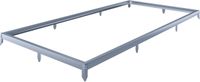 Gardebruk Stalen Fundering - Kweekkas 380x190x12cm Gegalvaniseerd - Grijs