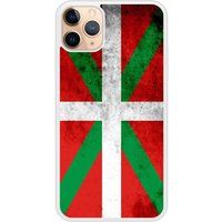 Basque Drapeau Bedrukt siliconen hoesje compatibel met iPhone 11 Pro