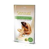 JOANNA Sensual plastry do depilacji ciała aloes 12szt + oliwka łagodząca podrażnienia 10ml