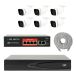 Pni NVR POE kit de vidéosurveillance, 6 caméras, commutateur, câble