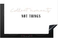 Merkloos KitchenYeah® Inductie beschermer 80x52 cm - Collect moments not things - Multicolor