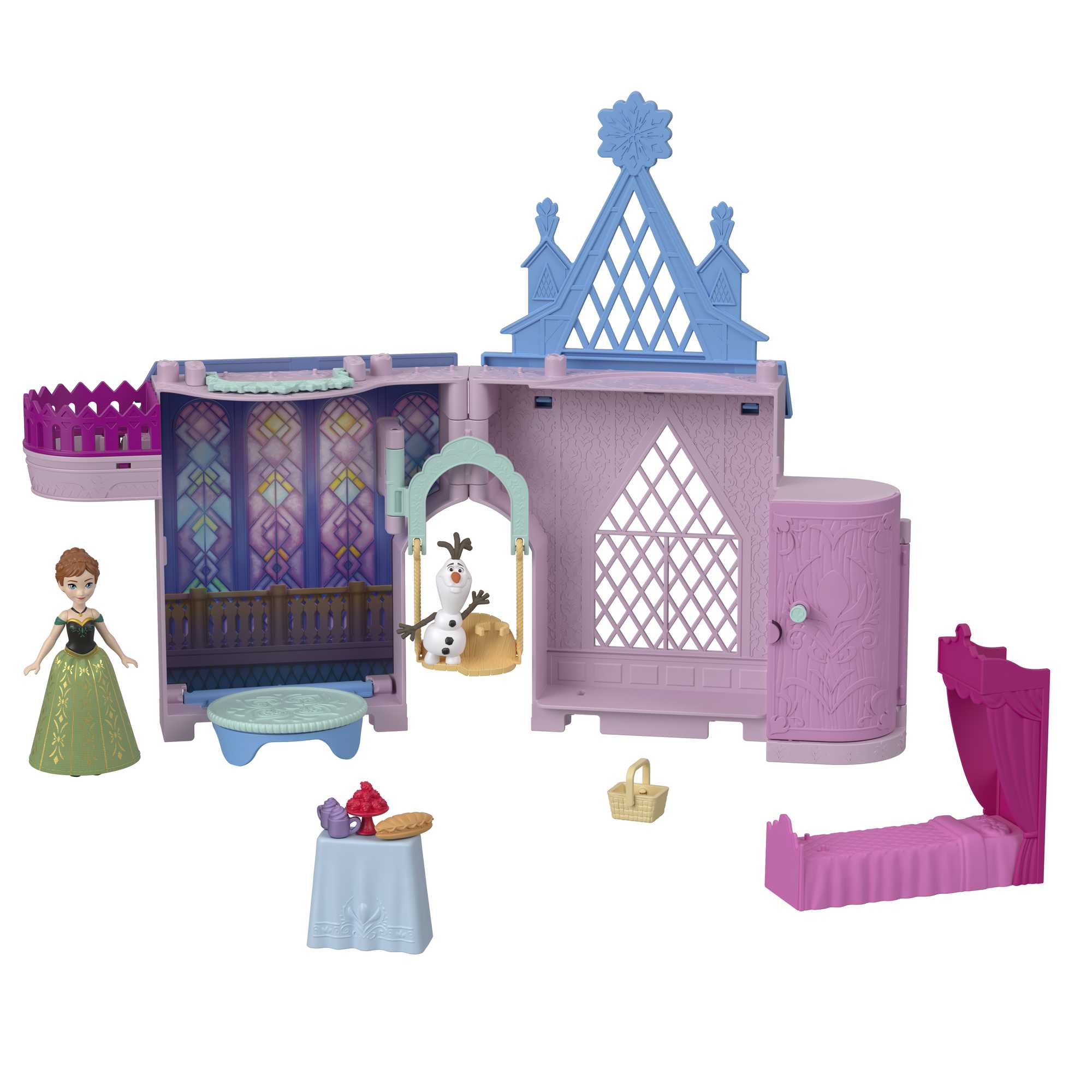 Mattel Disney Frozen VERHAALSTAPELAARS Anna's Kasteel in Arendelle