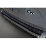 Matzwart Avisa Matzwart RVS Achterbumperprotector compatibel met Ford Transit Custom & Tourneo Custom (V710) 2023- / Volkswagen Transporter T7 2024- 'Ribs'