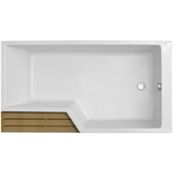 Jacob Delafon Baignoire Bain Douche Neo Version Droite Blanc Brillant 150 x 60 / 80