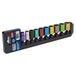Sealey AK285D Multi-Coloured Socket Set 10pc 3/8"Sq Dr 6pt Deep WallDrive Metric