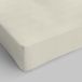 Max Color Bedlaken met hoeken, 25 cm, crèmekleurig, voor eenpersoonsbed
