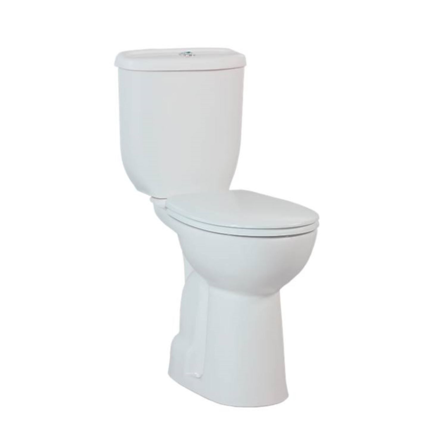 Boss & Wessing Duoblok toiletpot staand verhoogd +8 cm wit compleet (pk)
